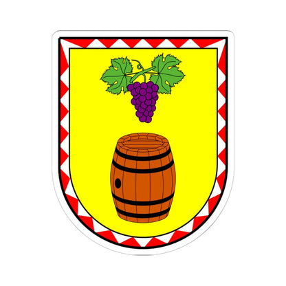 Lagundo-Stemma (Italy) (Coat of Arms) STICKER Vinyl Kiss-Cut Decal 6 Inch White - The Sticker Space