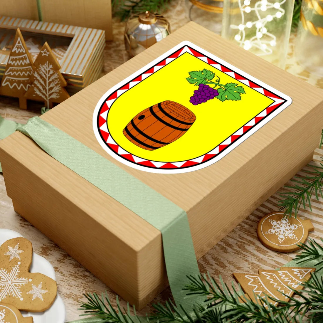 Lagundo-Stemma (Italy) (Coat of Arms) STICKER Vinyl Kiss-Cut Decal - The Sticker Space