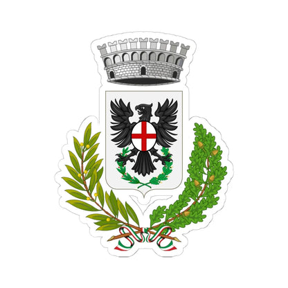 Laigueglia-Stemma (Italy) (Coat of Arms) STICKER Vinyl Kiss-Cut Decal 6 Inch White - The Sticker Space