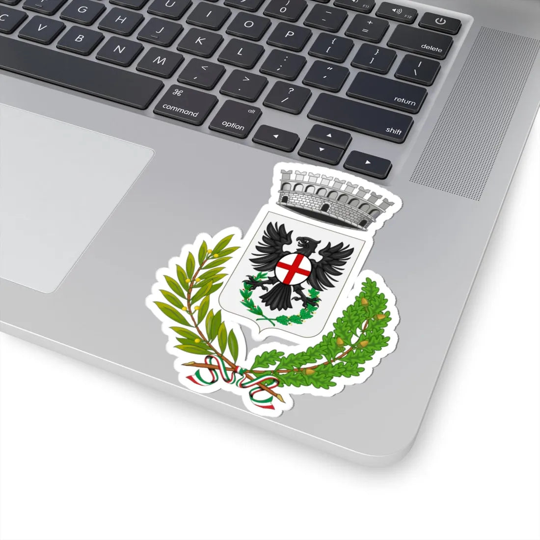 Laigueglia-Stemma (Italy) (Coat of Arms) STICKER Vinyl Kiss-Cut Decal - The Sticker Space
