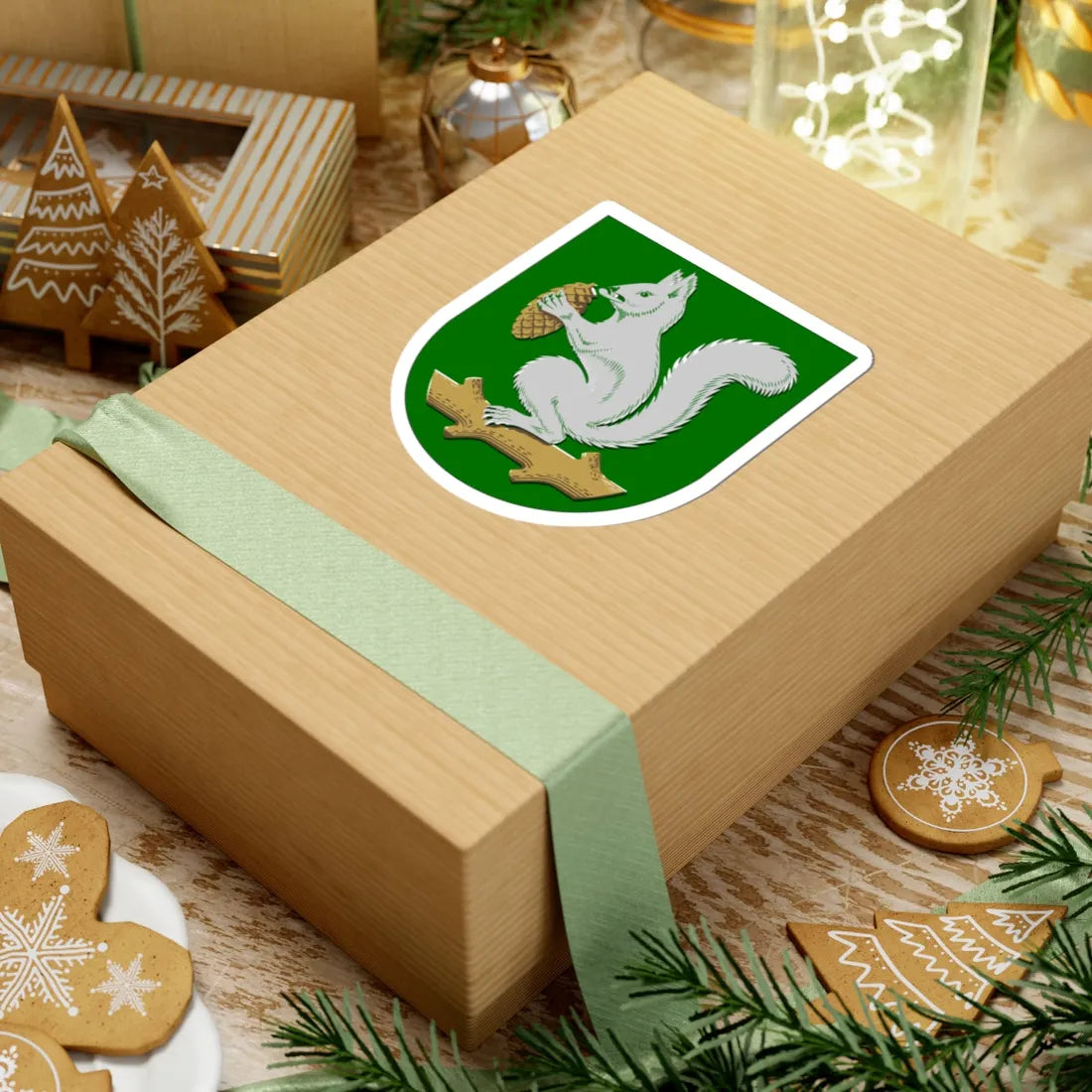 Laihia.vaakuna (Finland) (Coat of Arms) STICKER Vinyl Kiss-Cut Decal - The Sticker Space