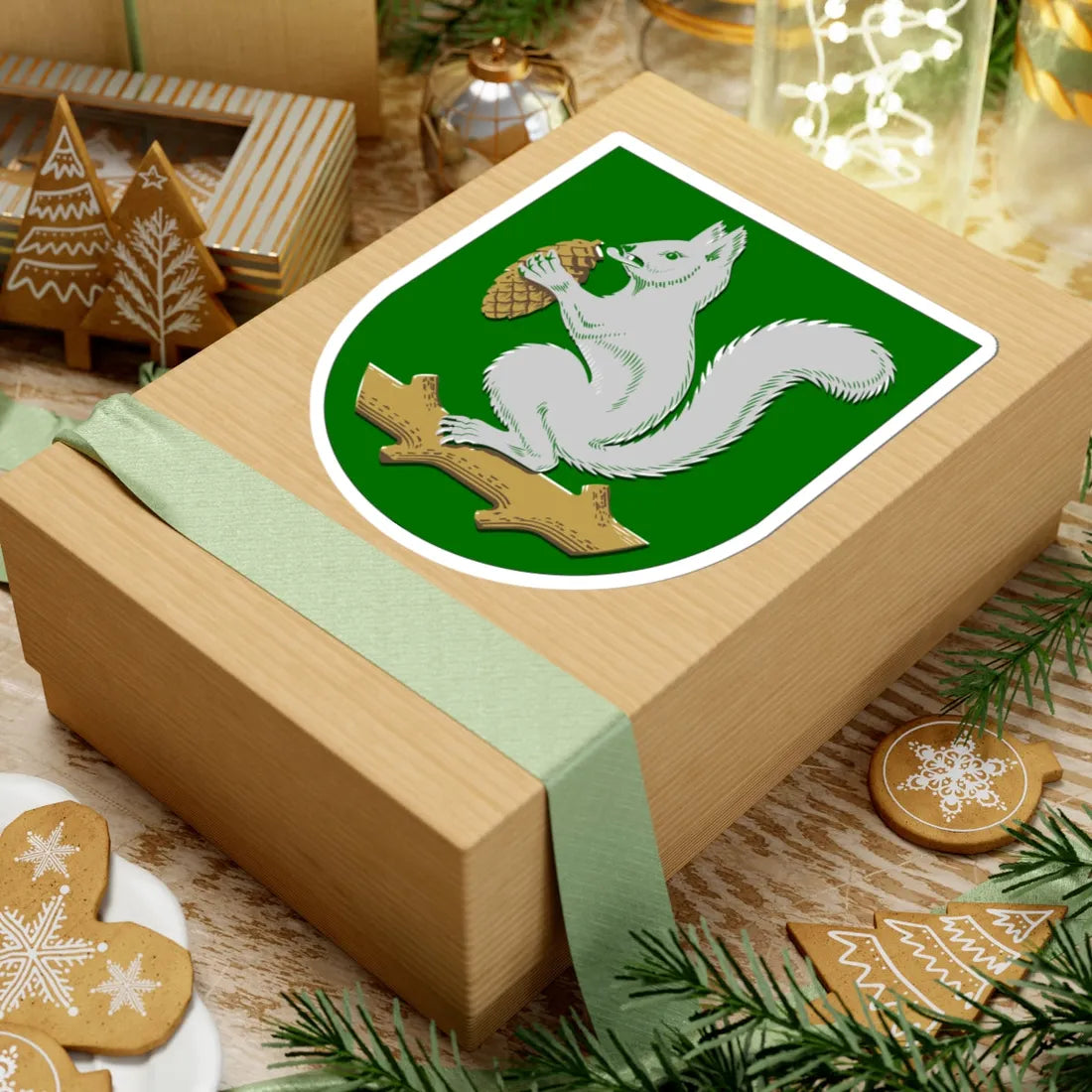 Laihia.vaakuna (Finland) (Coat of Arms) STICKER Vinyl Kiss-Cut Decal - The Sticker Space