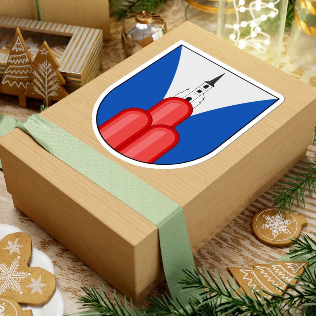 Laives-Stemma (Italy) (Coat of Arms) STICKER Vinyl Kiss-Cut Decal - The Sticker Space