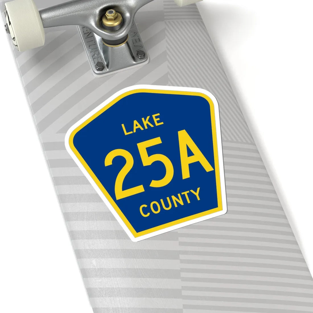 Lake County 25A (Florida) (Road Sign) STICKER Vinyl Kiss-Cut Decal - The Sticker Space