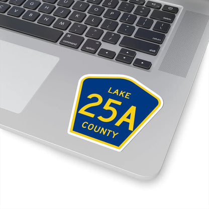 Lake County 25A (Florida) (Road Sign) STICKER Vinyl Kiss-Cut Decal - The Sticker Space