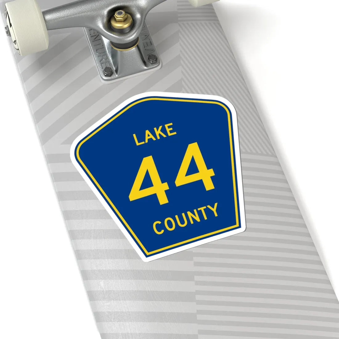 Lake County 44 (Florida) (Road Sign) STICKER Vinyl Kiss-Cut Decal - The Sticker Space