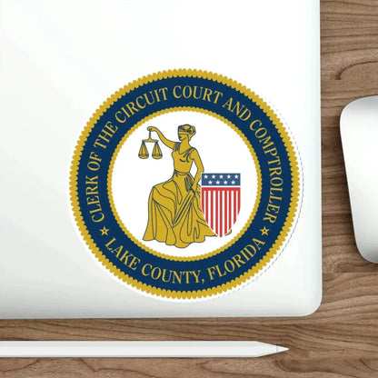 Lake County Florida Clerk of the Circuit Court and Comptroller STICKER Vinyl Die-Cut Decal - The Sticker Space