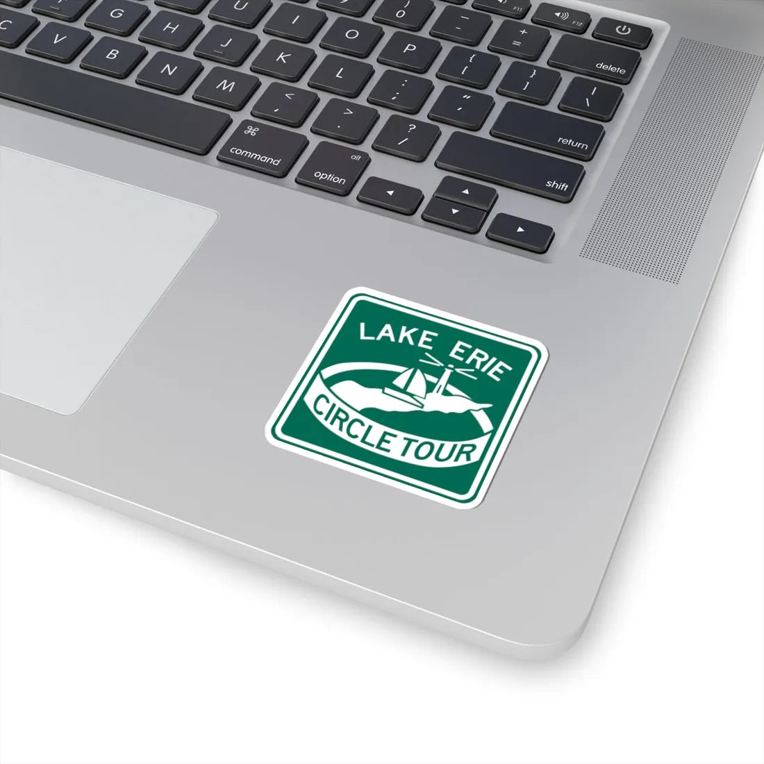 Lake Erie Circle Tour (Ohio) (Road Sign) STICKER Vinyl Kiss-Cut Decal - The Sticker Space