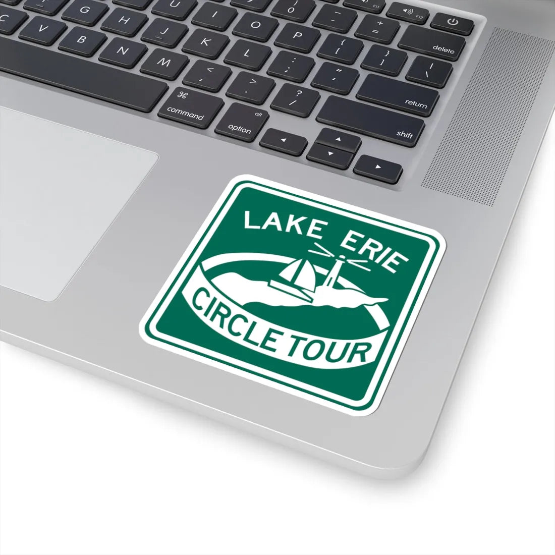 Lake Erie Circle Tour (Ohio) (Road Sign) STICKER Vinyl Kiss-Cut Decal - The Sticker Space