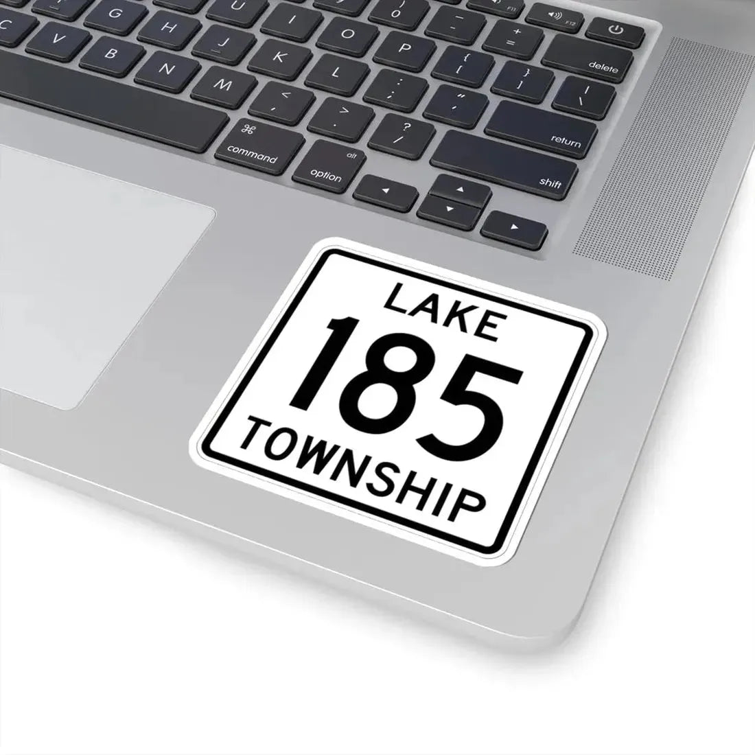Lake Township Route 185 Logan County Ohio (Ohio) (Road Sign) STICKER Vinyl Kiss-Cut Decal - The Sticker Space