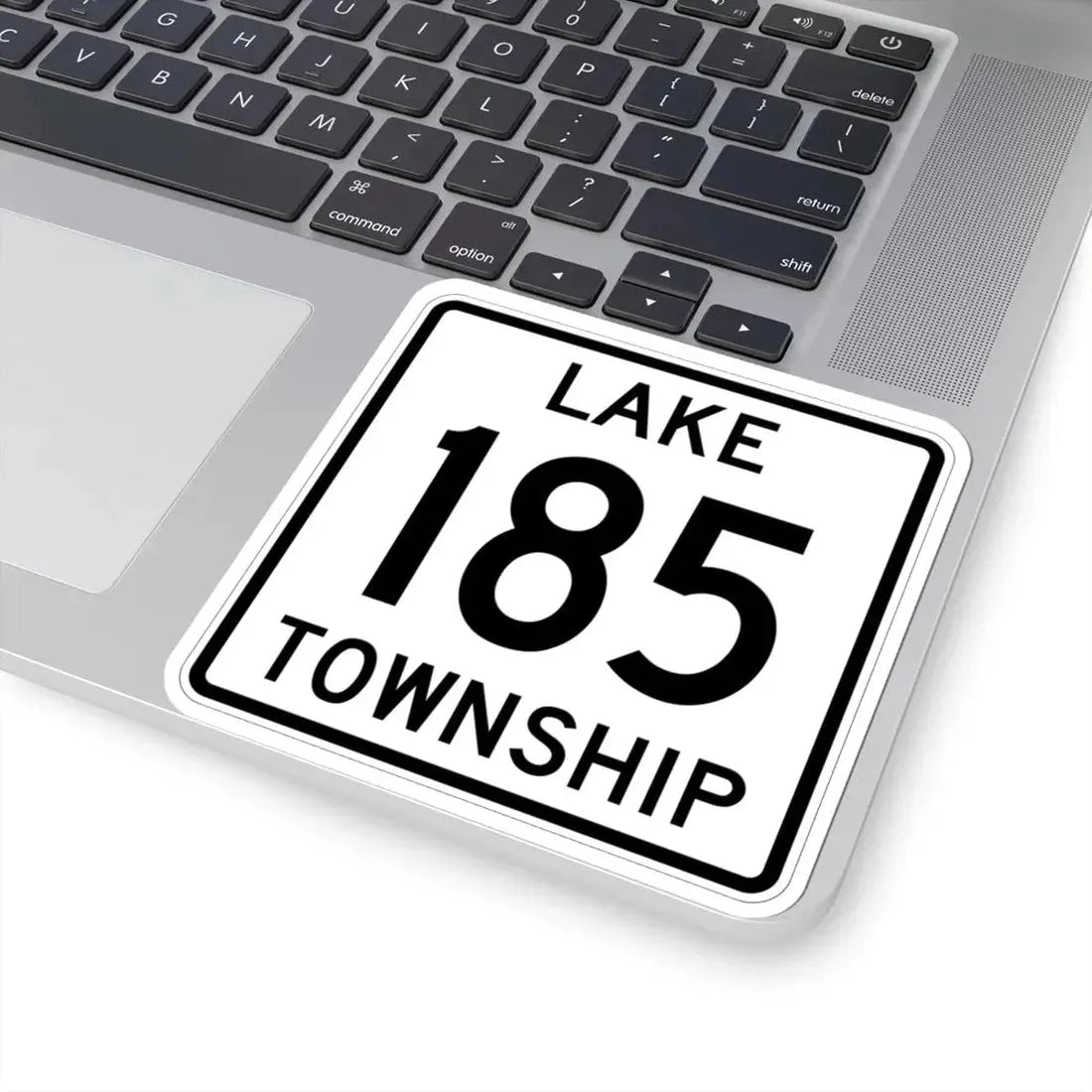 Lake Township Route 185 Logan County Ohio (Ohio) (Road Sign) STICKER Vinyl Kiss-Cut Decal - The Sticker Space