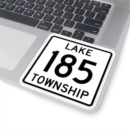 Lake Township Route 185 Logan County Ohio (Ohio) (Road Sign) STICKER Vinyl Kiss-Cut Decal - The Sticker Space
