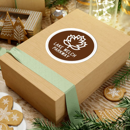 Lake Welch Pkwy Shield (New York) (Road Sign) STICKER Vinyl Kiss-Cut Decal - The Sticker Space