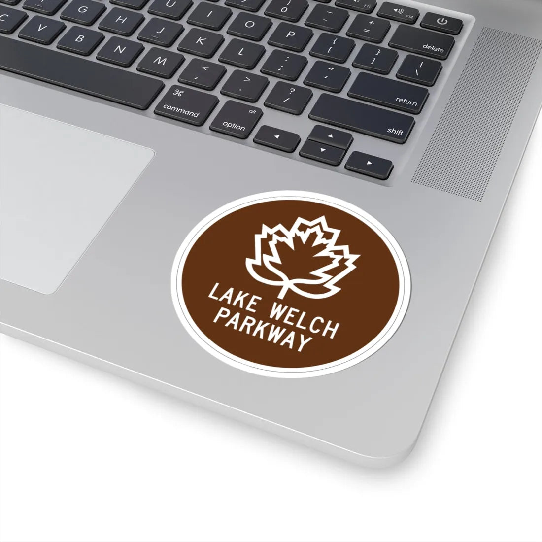 Lake Welch Pkwy Shield (New York) (Road Sign) STICKER Vinyl Kiss-Cut Decal - The Sticker Space