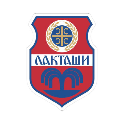 Laktaši grb (Bosnia and Herzegovina) (Coat of Arms) STICKER Vinyl Kiss-Cut Decal 3 Inch White - The Sticker Space