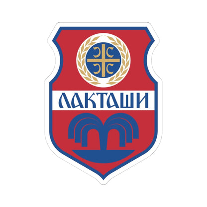 Laktaši grb (Bosnia and Herzegovina) (Coat of Arms) STICKER Vinyl Kiss-Cut Decal 4 Inch White - The Sticker Space