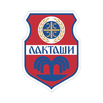 Laktaši grb (Bosnia and Herzegovina) (Coat of Arms) STICKER Vinyl Kiss-Cut Decal 6 Inch White - The Sticker Space