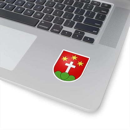 Lalden-coat of arms (Switzerland) (Coat of Arms) STICKER Vinyl Kiss-Cut Decal - The Sticker Space