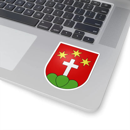 Lalden-coat of arms (Switzerland) (Coat of Arms) STICKER Vinyl Kiss-Cut Decal - The Sticker Space
