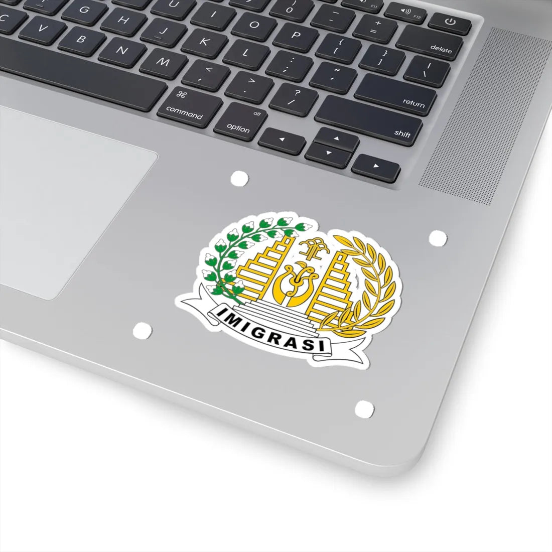 Lambang Imigrasi Kemenkumham (Indonesia) (Coat of Arms) STICKER Vinyl Kiss-Cut Decal - The Sticker Space
