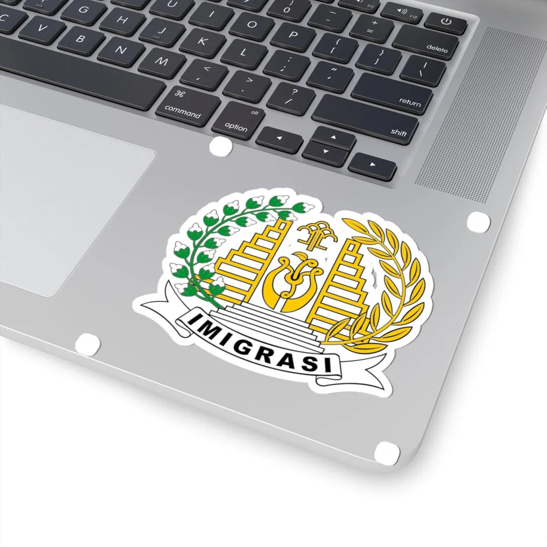 Lambang Imigrasi Kemenkumham (Indonesia) (Coat of Arms) STICKER Vinyl Kiss-Cut Decal - The Sticker Space