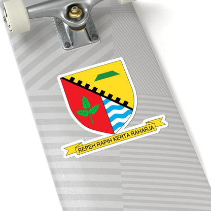 Lambang Kabupaten Bandung Jawa Barat Indonesia (Indonesia) (Coat of Arms) STICKER Vinyl Kiss-Cut Decal - The Sticker Space