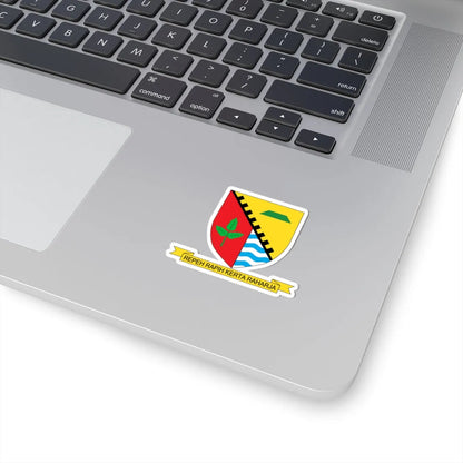 Lambang Kabupaten Bandung Jawa Barat Indonesia (Indonesia) (Coat of Arms) STICKER Vinyl Kiss-Cut Decal - The Sticker Space