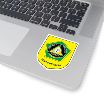 Lambang Kabupaten Bogor (Indonesia) (Coat of Arms) STICKER Vinyl Kiss-Cut Decal - The Sticker Space