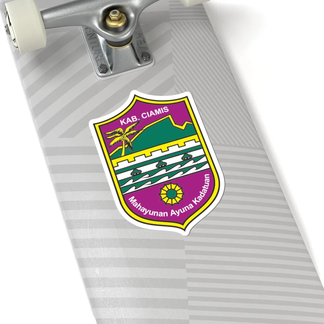 LAMBANG KABUPATEN CIAMIS (Indonesia) (Coat of Arms) STICKER Vinyl Kiss-Cut Decal - The Sticker Space