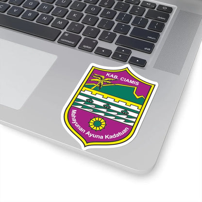 LAMBANG KABUPATEN CIAMIS (Indonesia) (Coat of Arms) STICKER Vinyl Kiss-Cut Decal - The Sticker Space