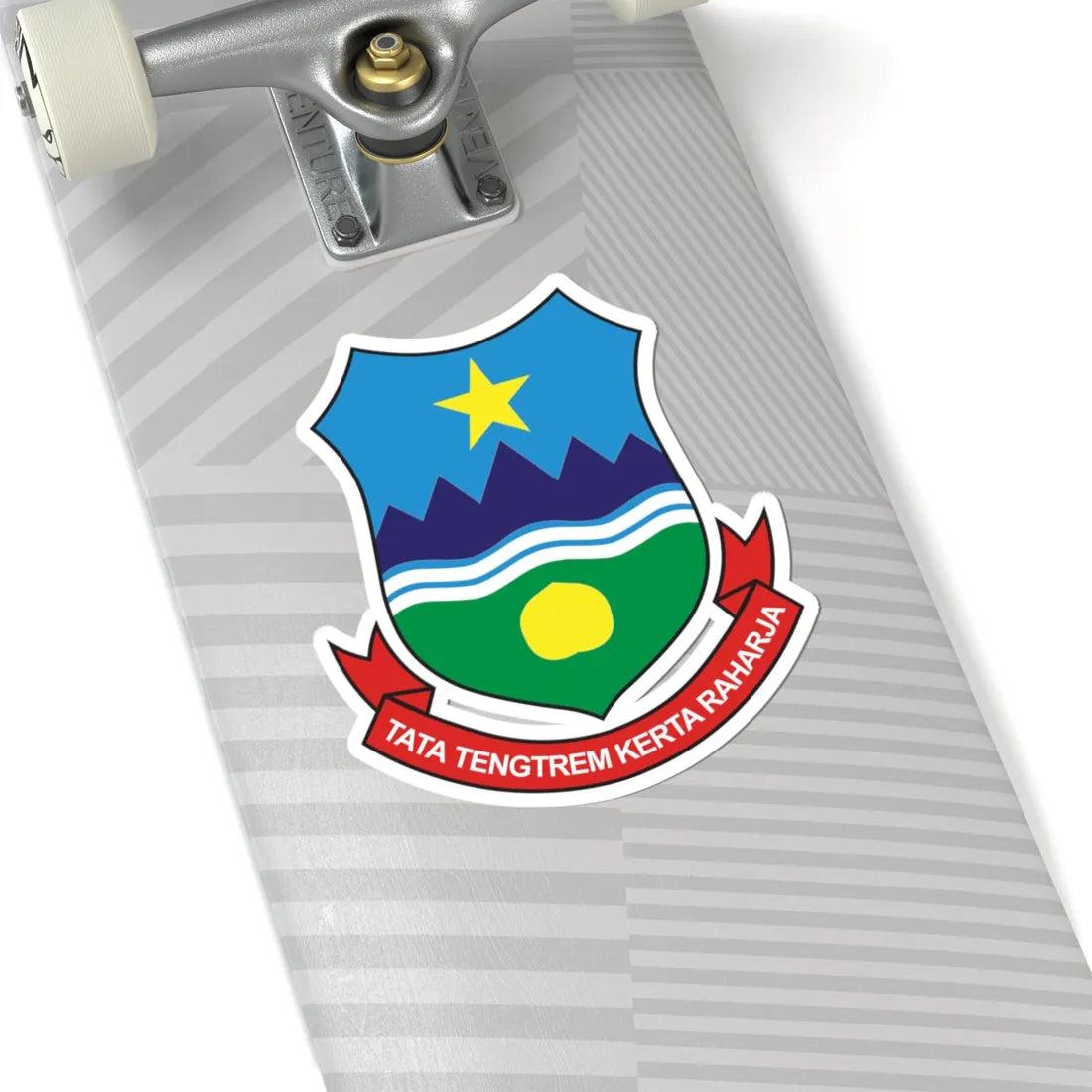 Lambang Kabupaten Garut (Indonesia) (Coat of Arms) STICKER Vinyl Kiss-Cut Decal - The Sticker Space