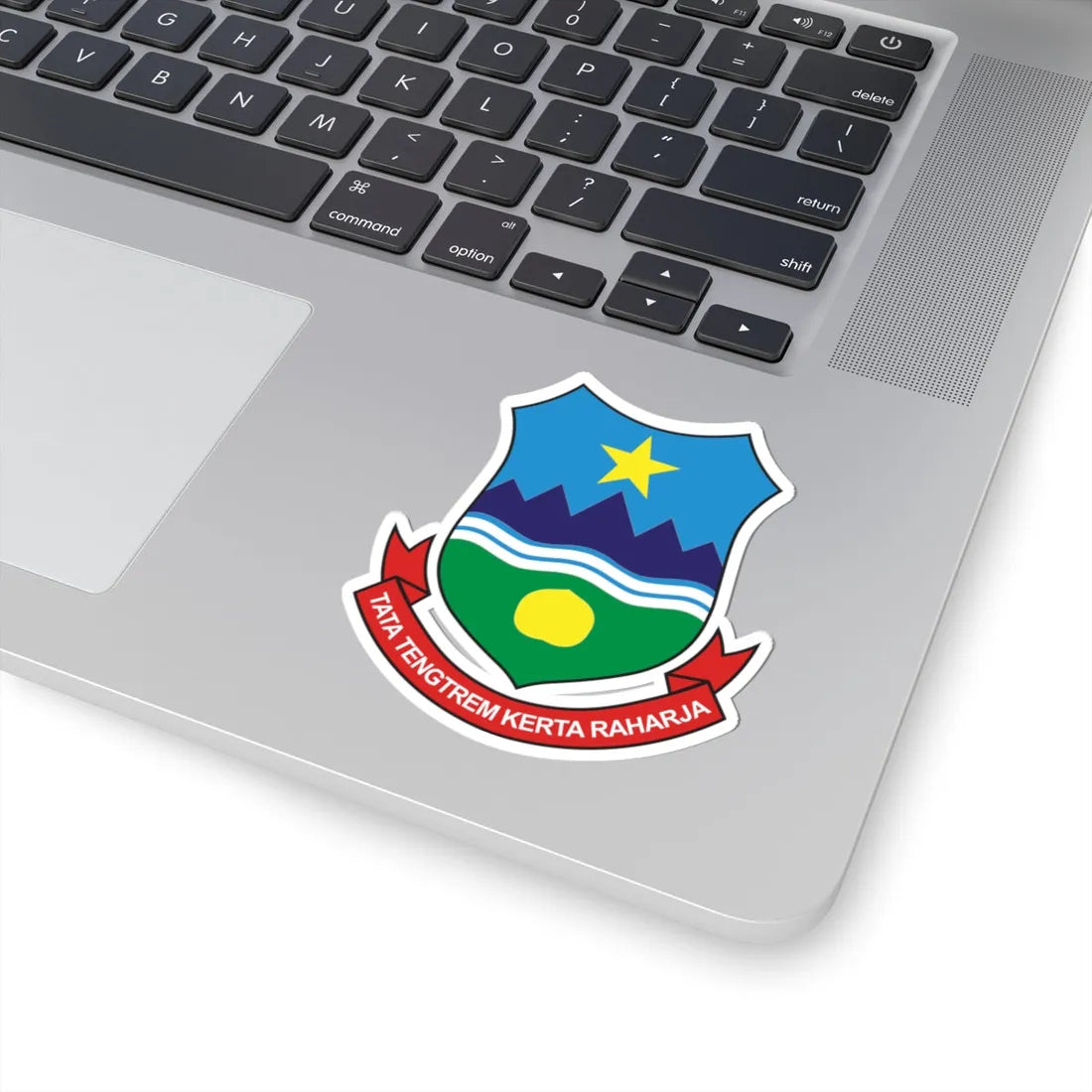 Lambang Kabupaten Garut (Indonesia) (Coat of Arms) STICKER Vinyl Kiss-Cut Decal - The Sticker Space