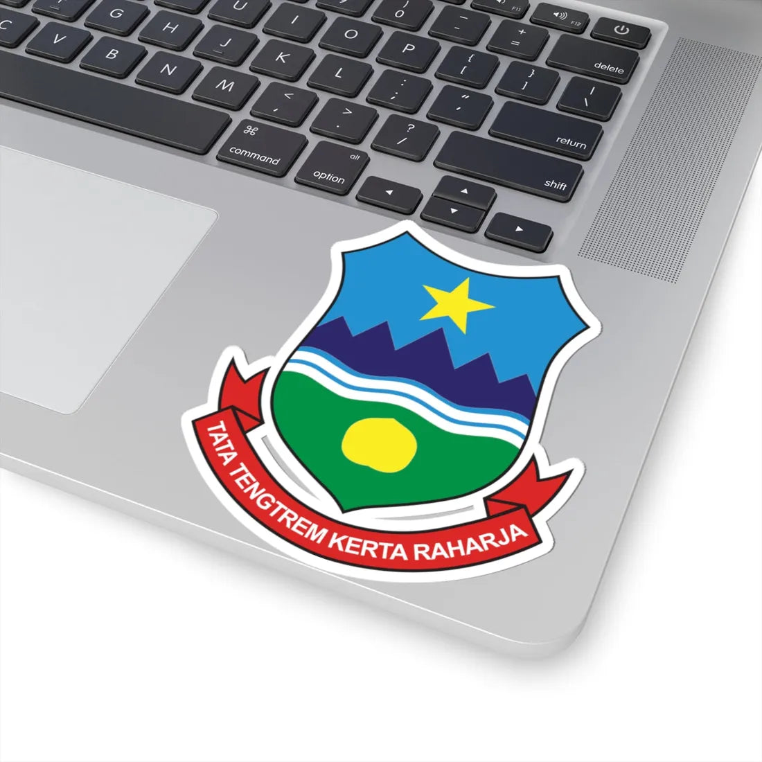 Lambang Kabupaten Garut (Indonesia) (Coat of Arms) STICKER Vinyl Kiss-Cut Decal - The Sticker Space