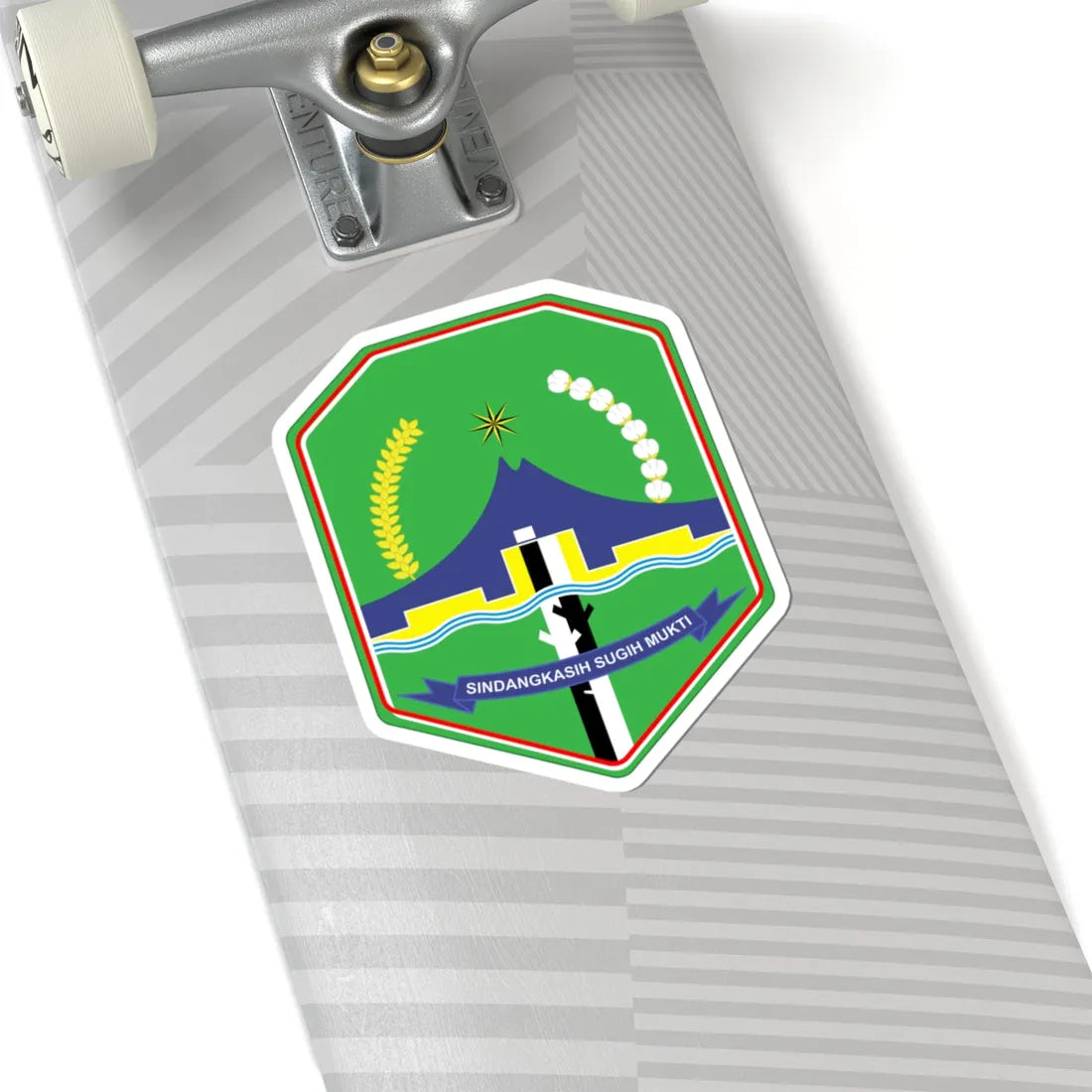 Lambang Kabupaten Majalengka (Indonesia) (Coat of Arms) STICKER Vinyl Kiss-Cut Decal - The Sticker Space