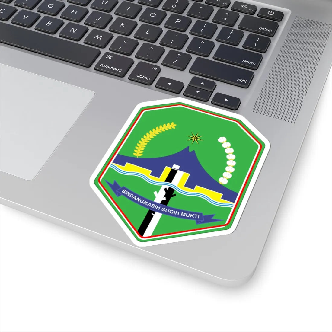 Lambang Kabupaten Majalengka (Indonesia) (Coat of Arms) STICKER Vinyl Kiss-Cut Decal - The Sticker Space