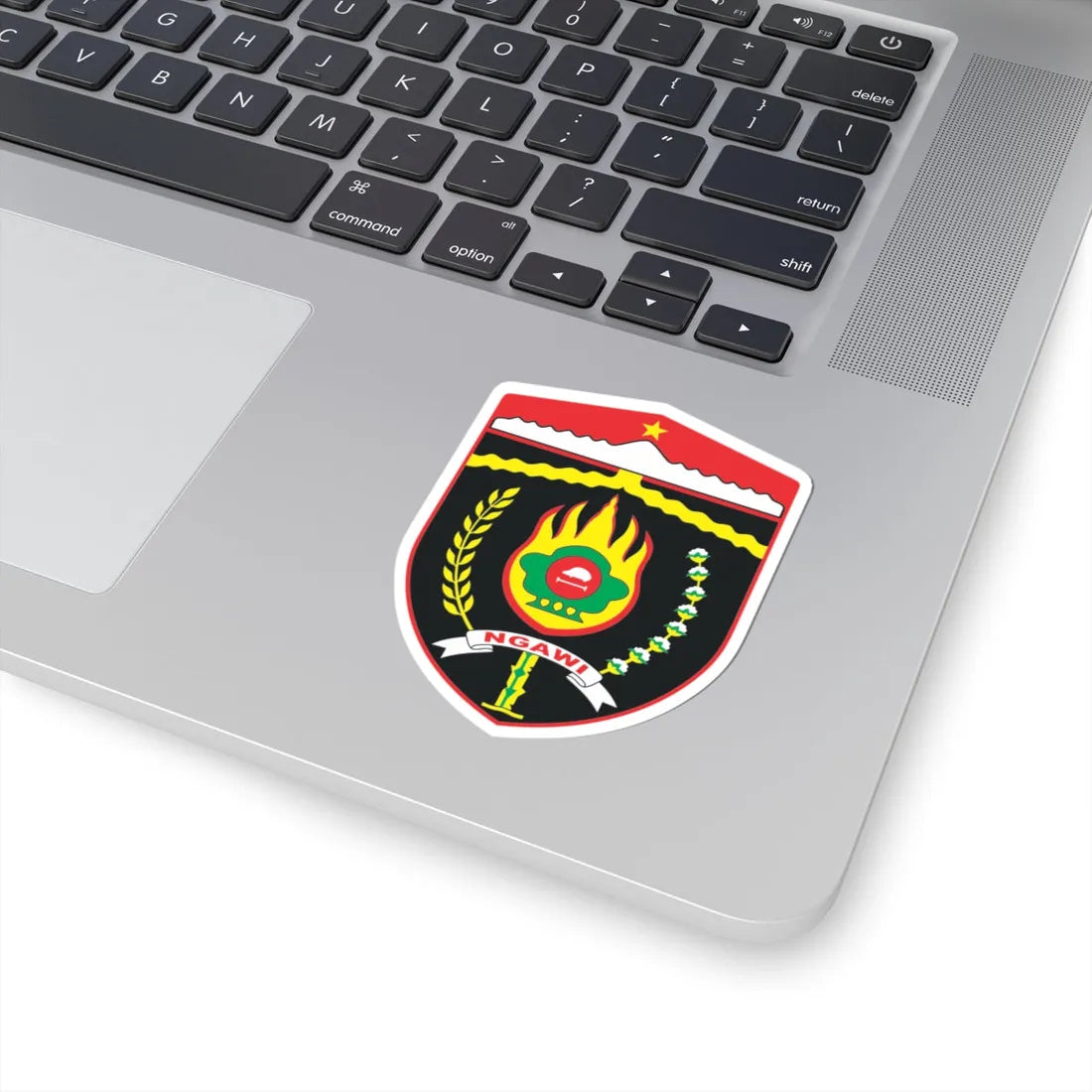 Lambang Kabupaten Ngawi svg (Indonesia) (Coat of Arms) STICKER Vinyl Kiss-Cut Decal - The Sticker Space