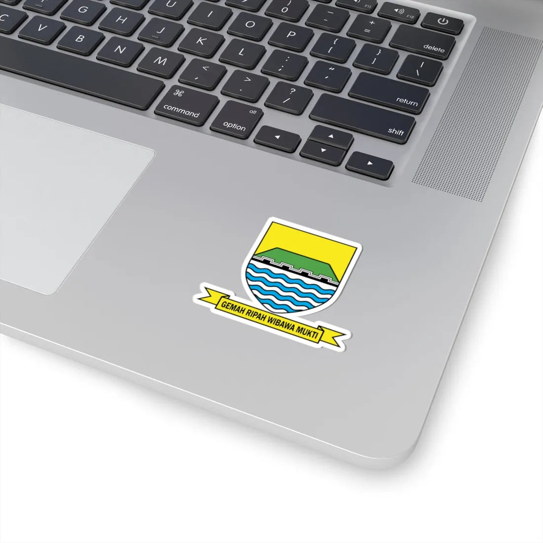 Lambang Kota Bandung (Indonesia) (Coat of Arms) STICKER Vinyl Kiss-Cut Decal - The Sticker Space