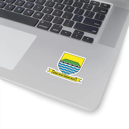 Lambang Kota Bandung (Indonesia) (Coat of Arms) STICKER Vinyl Kiss-Cut Decal - The Sticker Space
