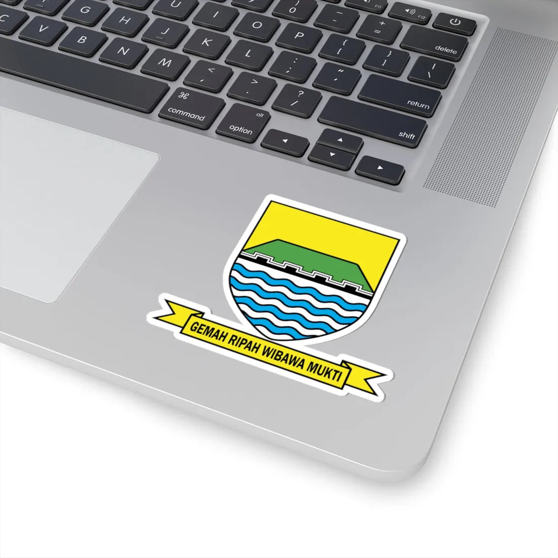 Lambang Kota Bandung (Indonesia) (Coat of Arms) STICKER Vinyl Kiss-Cut Decal - The Sticker Space