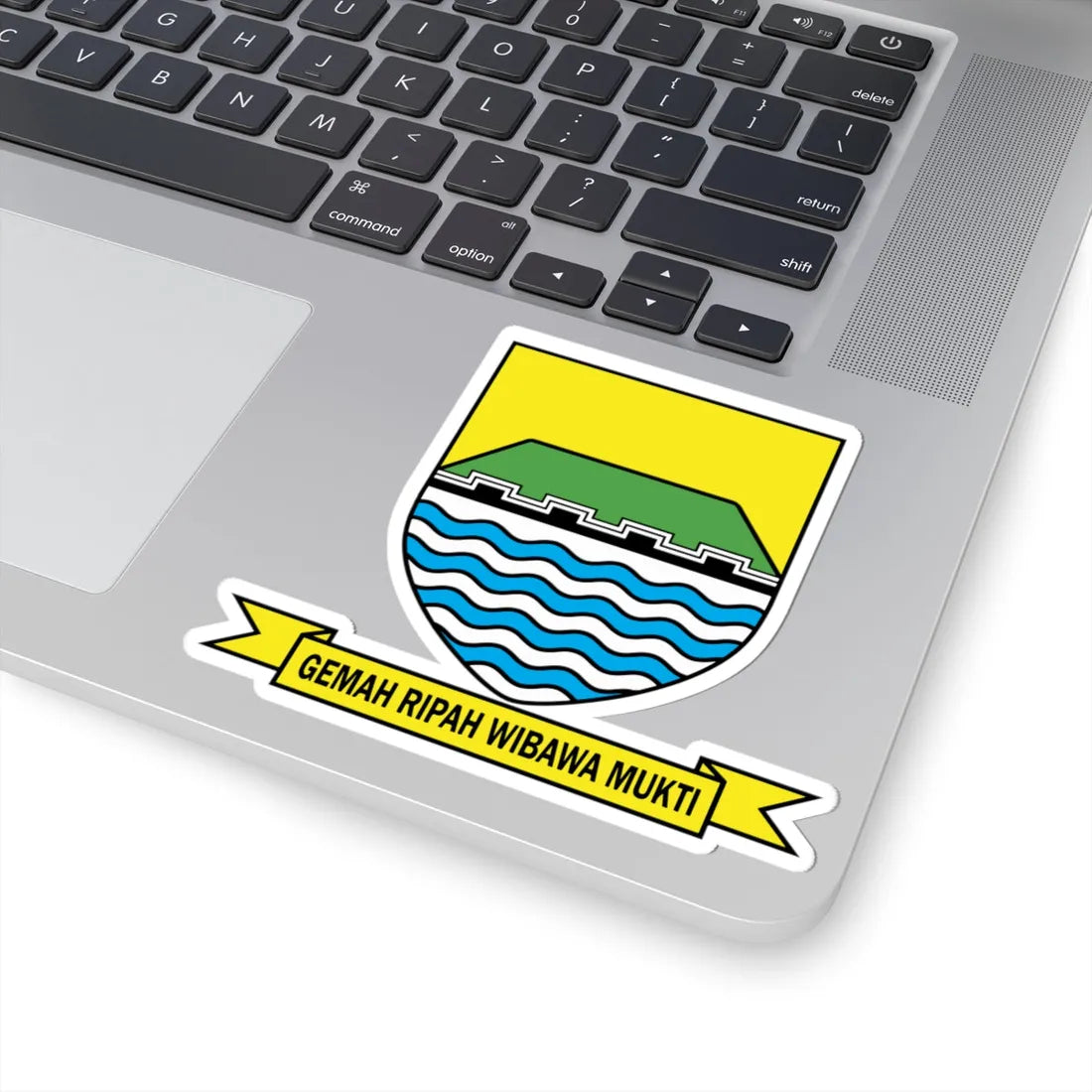 Lambang Kota Bandung (Indonesia) (Coat of Arms) STICKER Vinyl Kiss-Cut Decal - The Sticker Space