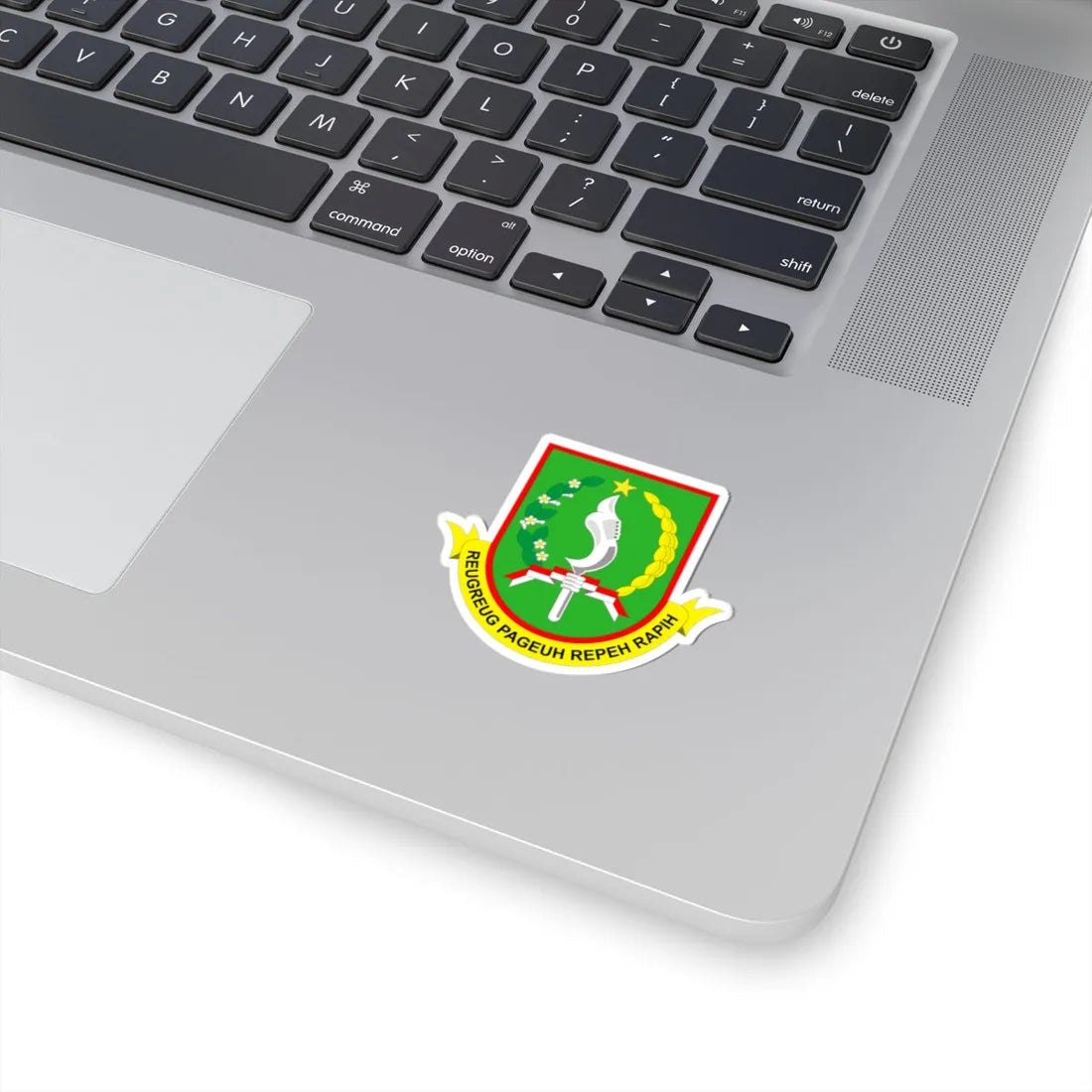 Lambang Kota Sukabumi Vektor (Indonesia) (Coat of Arms) STICKER Vinyl Kiss-Cut Decal - The Sticker Space