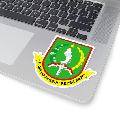 Lambang Kota Sukabumi Vektor (Indonesia) (Coat of Arms) STICKER Vinyl Kiss-Cut Decal - The Sticker Space