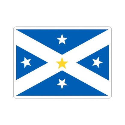 Lambing Flat riots banner flag (Australia) STICKER Vinyl Kiss-Cut Decal 2 Inch White - The Sticker Space