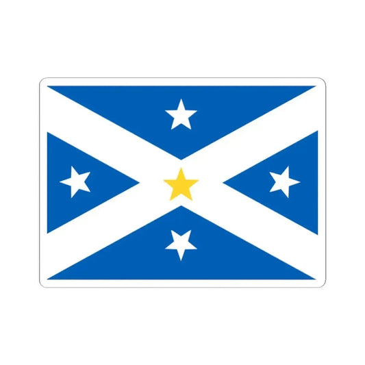 Lambing Flat riots banner flag (Australia) STICKER Vinyl Kiss-Cut Decal 2 Inch White - The Sticker Space