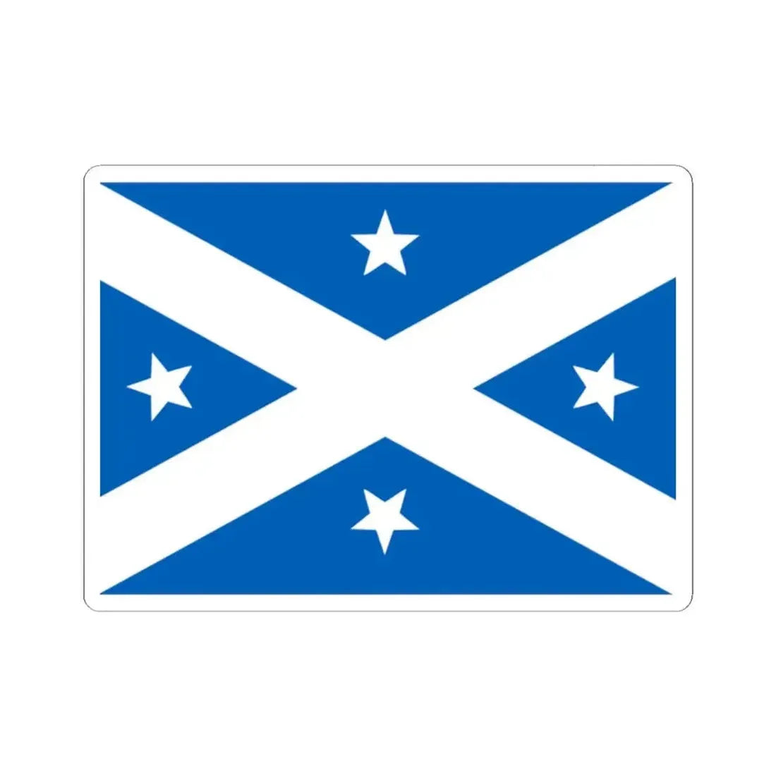 Lambing Flat riots flag alternate (Australia) STICKER Vinyl Kiss-Cut Decal 2 Inch White - The Sticker Space