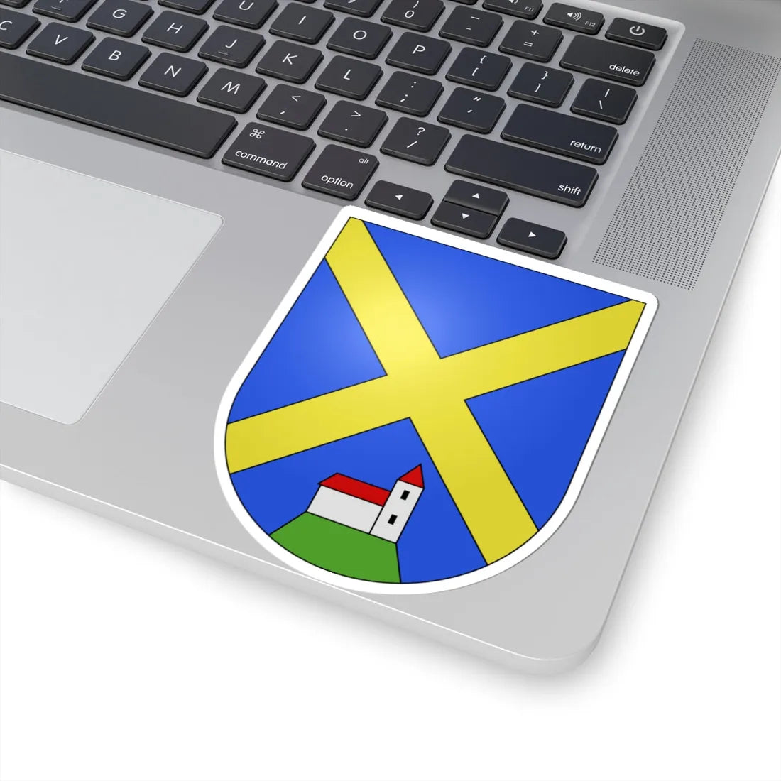 Lamone-coat of arms (Switzerland) (Coat of Arms) STICKER Vinyl Kiss-Cut Decal - The Sticker Space