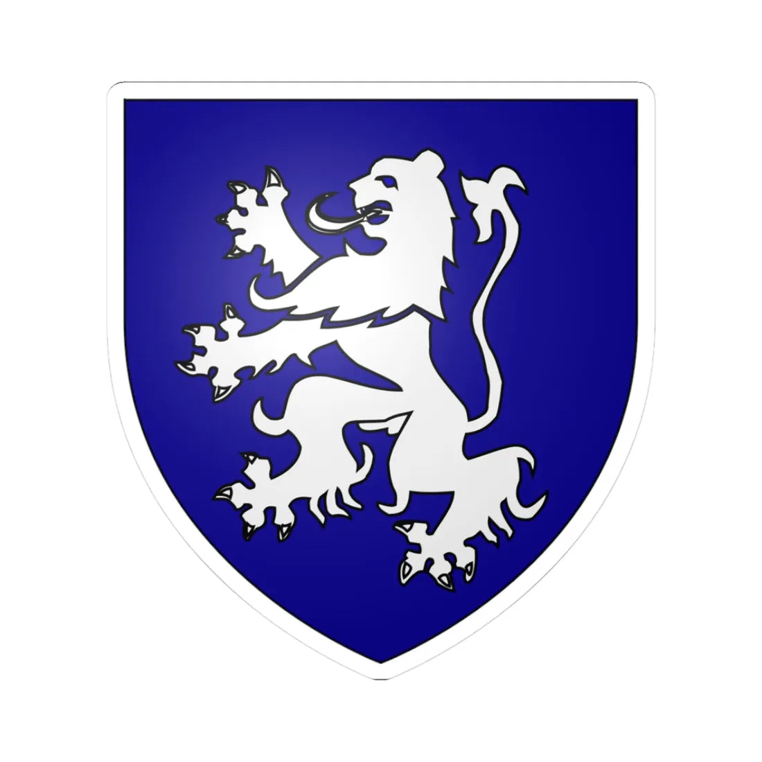 Lamont of That Ilk arms (Scotland) (Coat of Arms) STICKER Vinyl Kiss-Cut Decal 3 Inch White - The Sticker Space