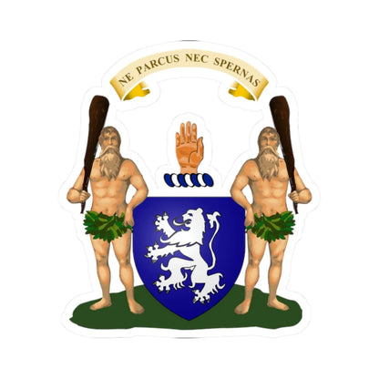 Lamont of That Ilk coat of arms (Scotland) (Coat of Arms) STICKER Vinyl Kiss-Cut Decal 2 Inch White - The Sticker Space