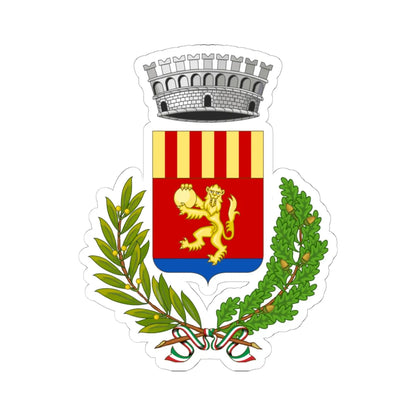 Lampedusa e Linosa-Stemma (Italy) (Coat of Arms) STICKER Vinyl Kiss-Cut Decal 6 Inch White - The Sticker Space