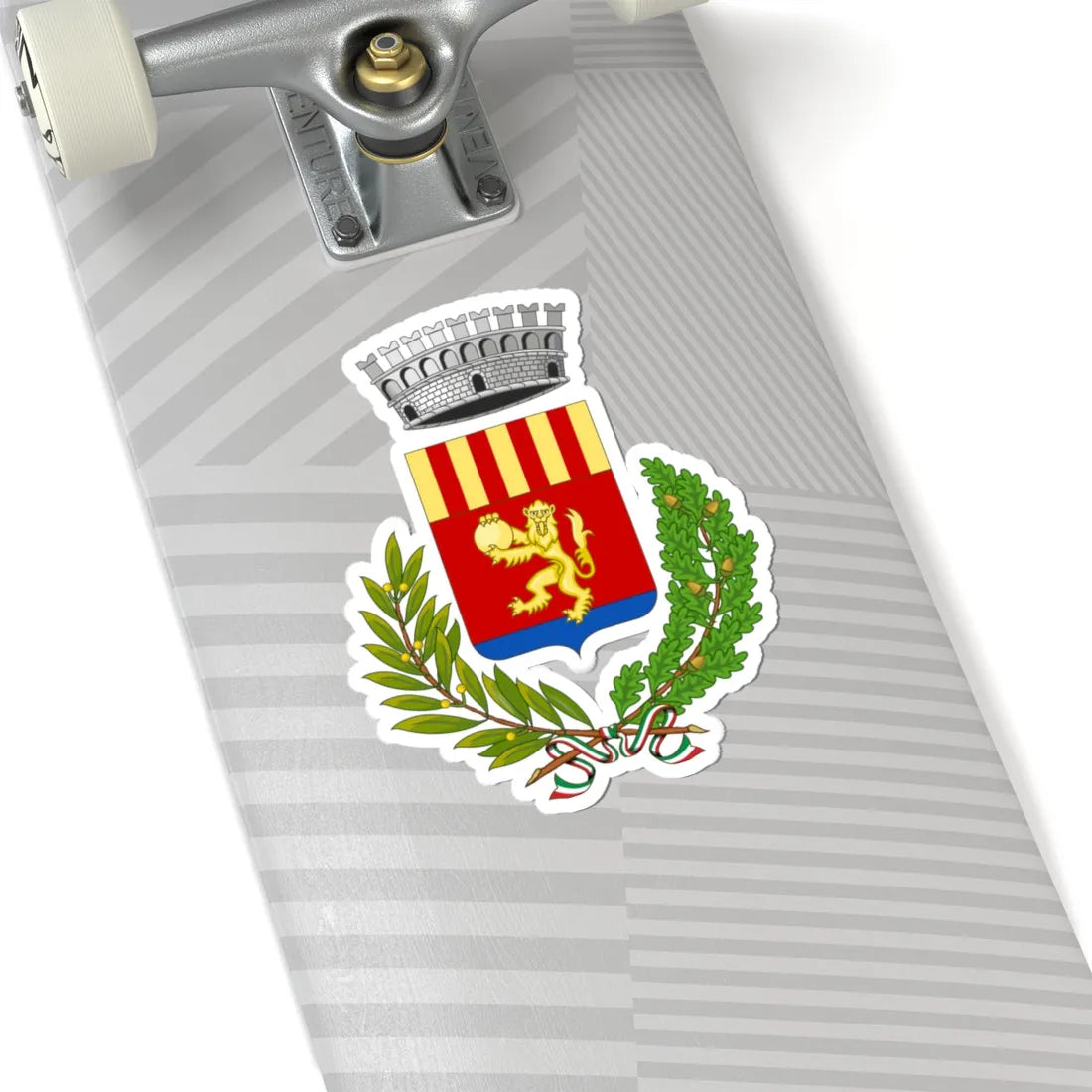 Lampedusa e Linosa-Stemma (Italy) (Coat of Arms) STICKER Vinyl Kiss-Cut Decal - The Sticker Space